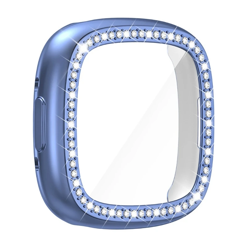 Protetor de tela caso para fitbit versa 4 versa4 smartwatch cobertura completa pc capa protetora lavável escudo do amortecedor da pele