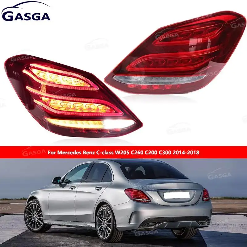

Фонари задние для Mercedes Benz C-class W205 C260 C200 C300 2014-2018