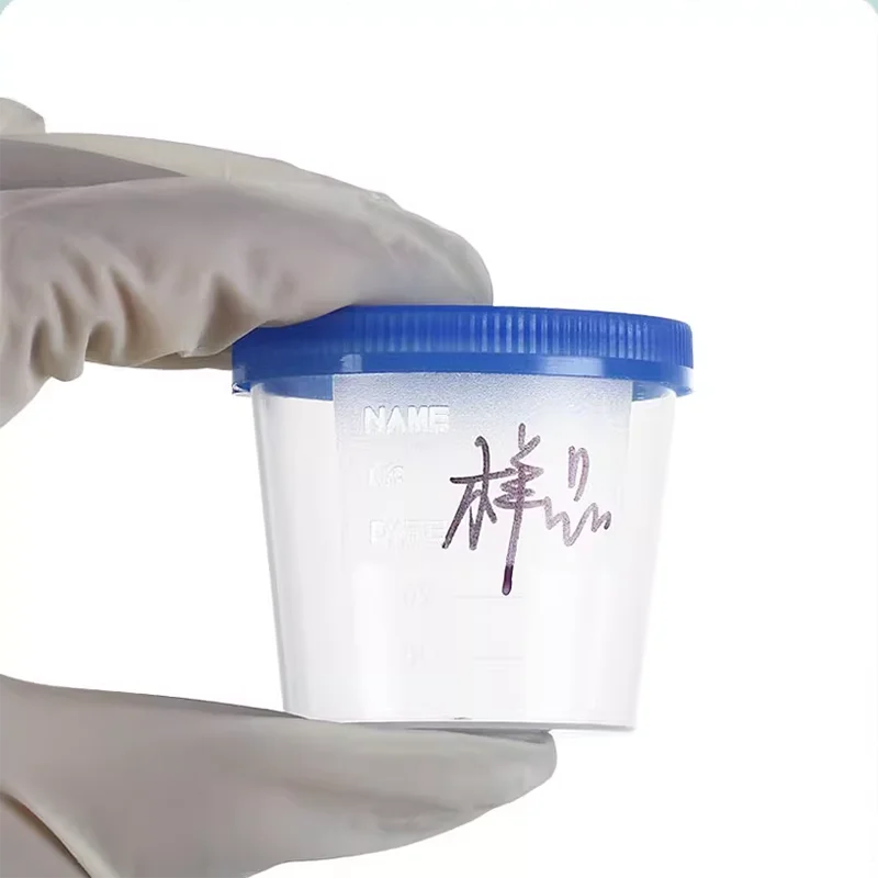 

10PCS 10/30/40/60/90/120ml plastic urine cup disposable screw-hole sampling cup sampling cup aseptic urine test cup