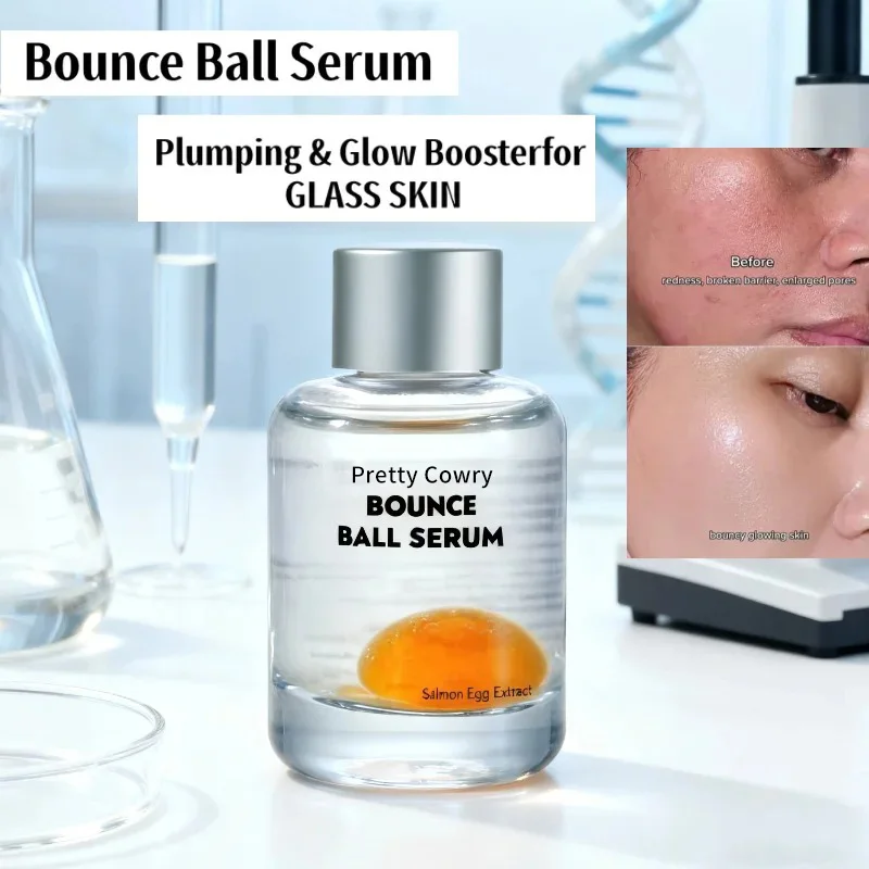 

Bounce Repair Serum Gentle Care Soothes Redness and Damaged Skin Lightweight Texture Hydrating Non Sticky Brightens Skin