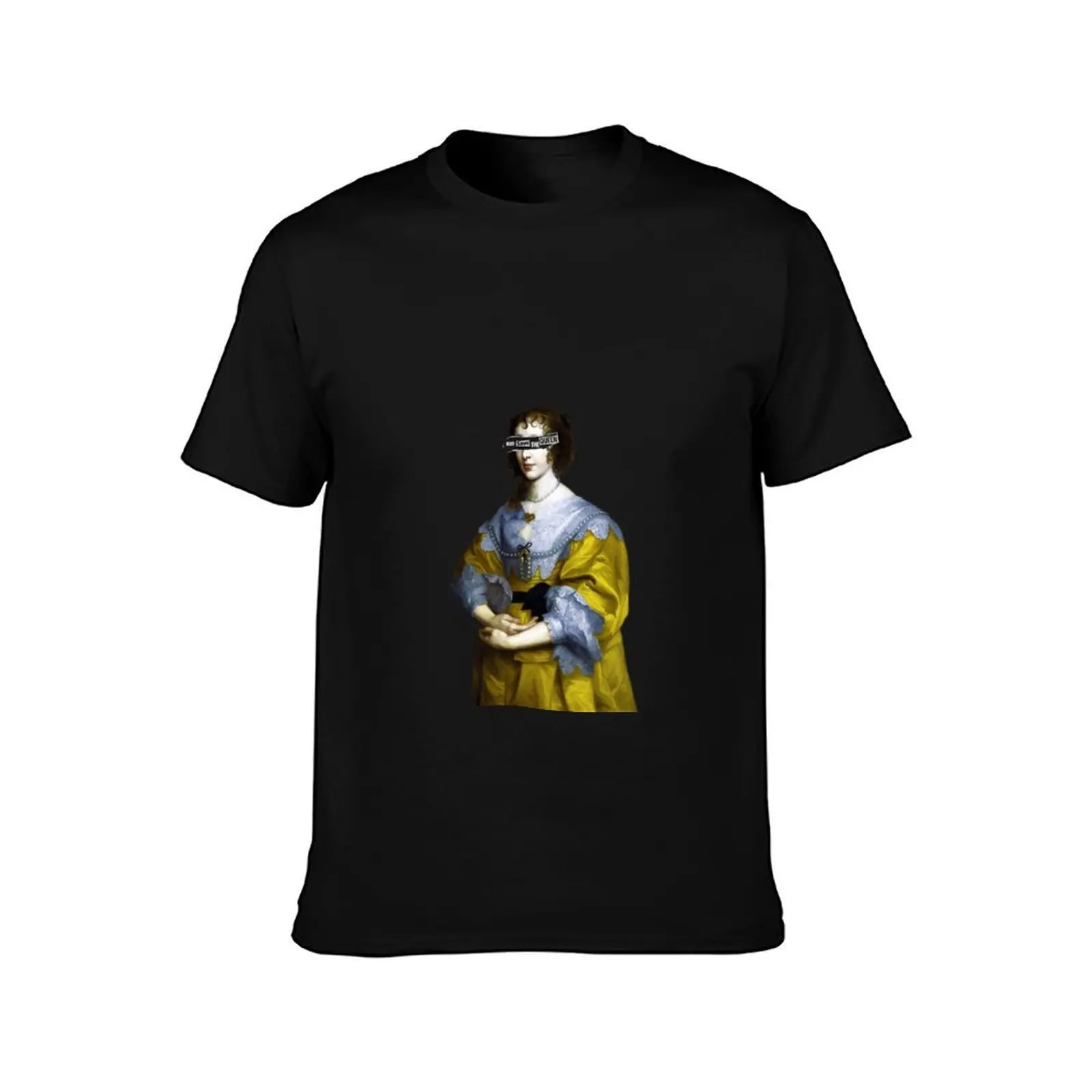 Henrietta Maria of France T-Shirt Retro Style Print Casual Top T-Shirt