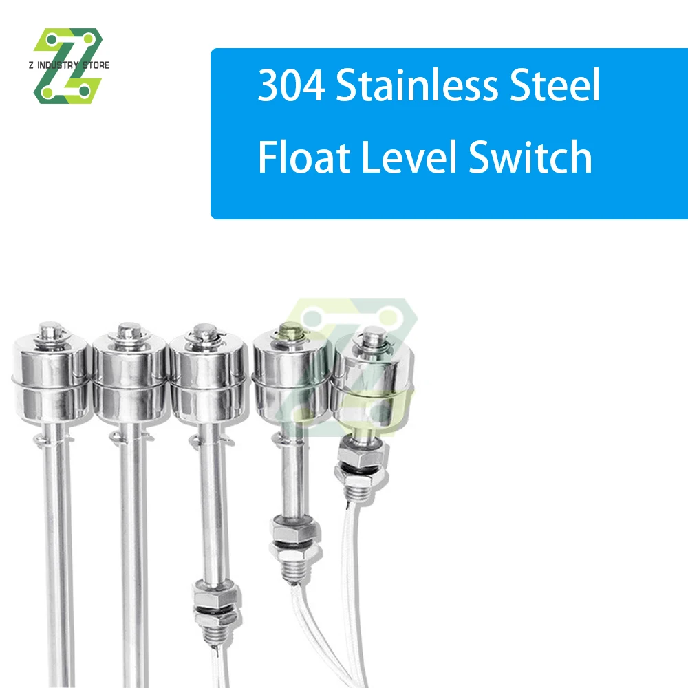 Float Switch 304 Stainless Steel Water Tower Water Level Automatic Level Controller Sensor 45/75/100/150/200MM