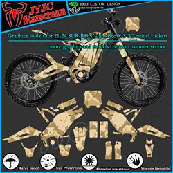 Graphic Kit for 2021 2022 2023 2024 SURRON SUR-RON Light Bee X S 3C Motorcycle Decal Stickers