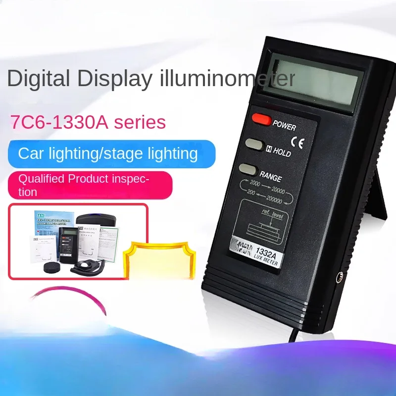 

Tes1330a Illumination Photometer Photometer Illuminance Size Measurement Brightness Meter Tes1332a