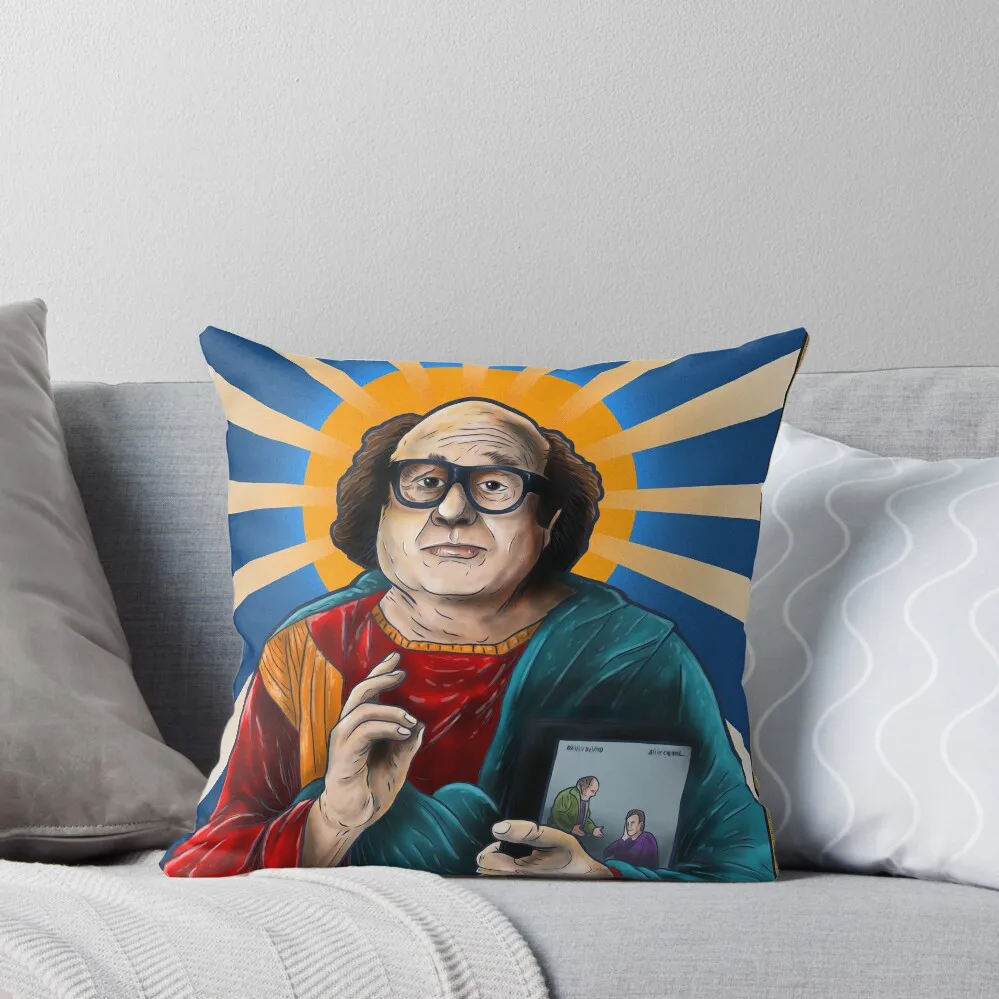 

Saint Danny DeVito Throw Pillow Cushion Child pillows decor home Decorative Cushions New year pillow