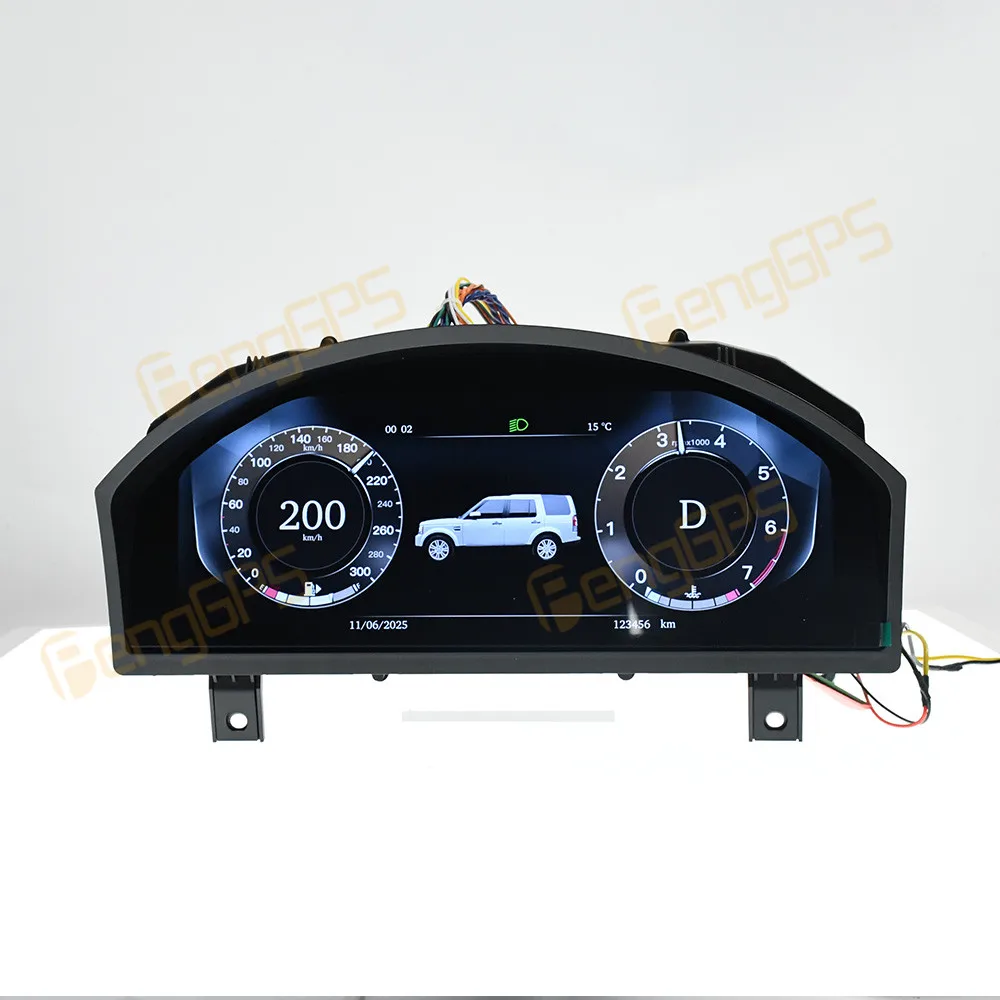 Digital Instrument Cluster For Land Rover Discovery 3/Range Rover Sport 2005-2009 Speedometer,Dashboard,12.3’ HD Screen CarPlay