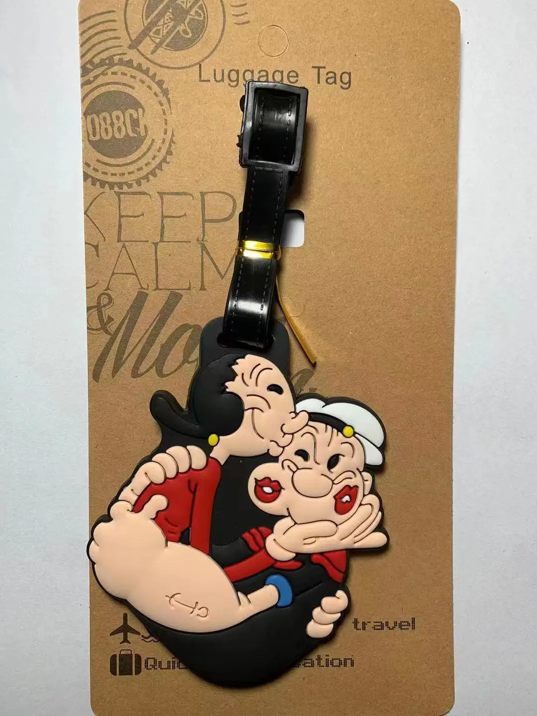 Kawaii Cartoon bagaglio Tag accessori da viaggio per donna regalo creativo etichetta per bagagli in PVC etichetta per nome indirizzo Anti-perdita portatile da uomo