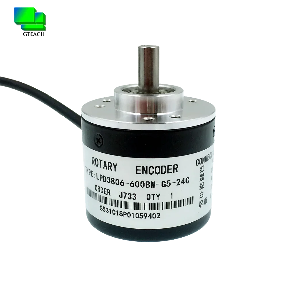 LPD3806-600BM-G5-24C Pulse Solid Shaft AB Phase Incremental Photoelectric Rotary Encoder NP