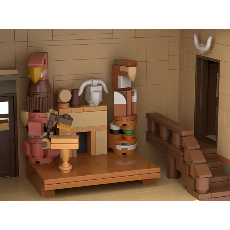 

Modular City Building Moc Building Brick Modular Camp Whispering Rock Lodge Technology Block Christmas DIY Toy Construction Gift