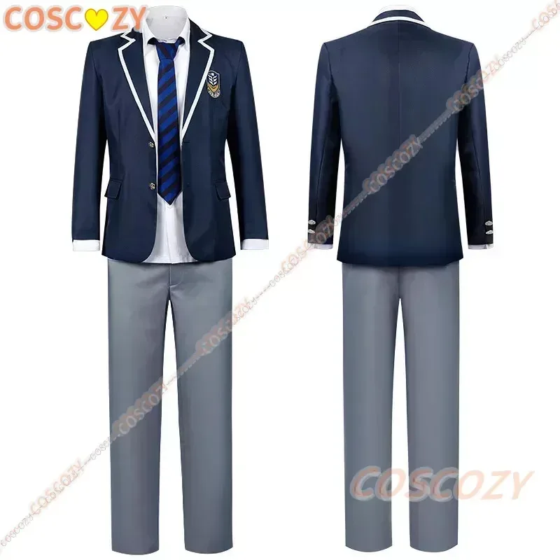 

Wiwiwi 123Anime BLUELOCK, полный комплект, костюм Isagi ICHINAN, карнавальный костюм, школьная форма с синим замком, студенческая униформа, вышивка логотипа, костюм