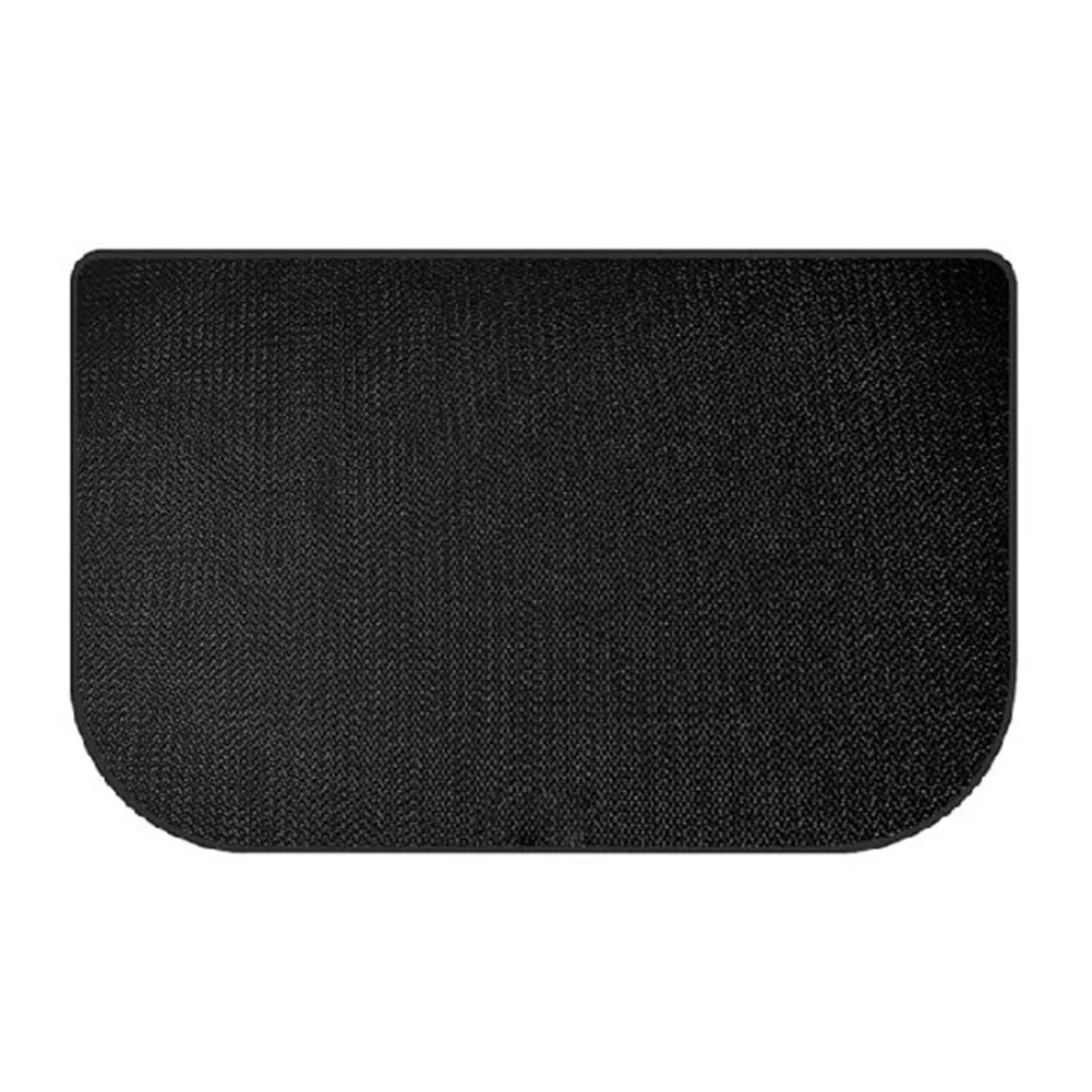 Fiberglass Silicone Half Circle Mat for Fireplace Stove Fire and Barbecue Grill Floor Protection in High Heat Settings