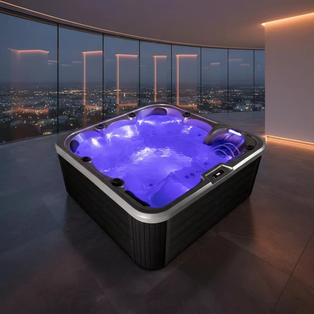 Best-selling Inflatable Ice Bath Tub for Athletes with Balboa Control System Gym & Villa Use Spacious for 4 People