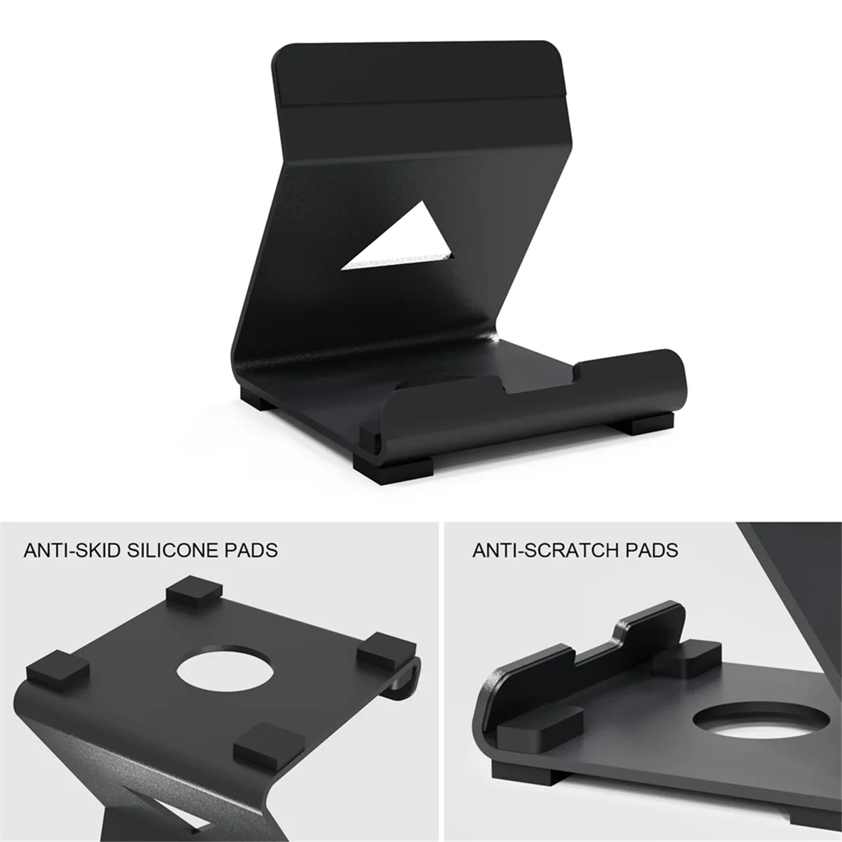 Desk Stand for PS5 Portal/ROG Ally/Steam Deck/Switch Lite Accessories, Games Controller Mount Stand Desktop Holder Black