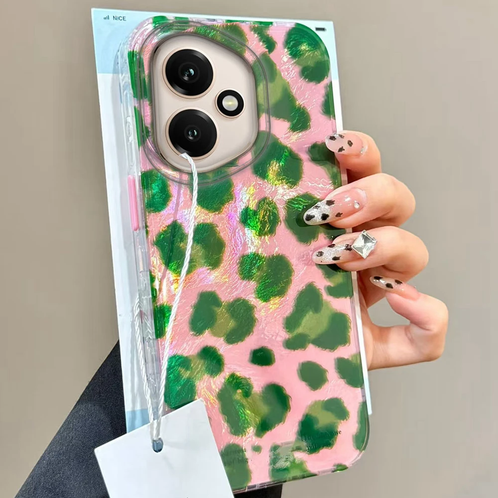 Pink Green Leopard …