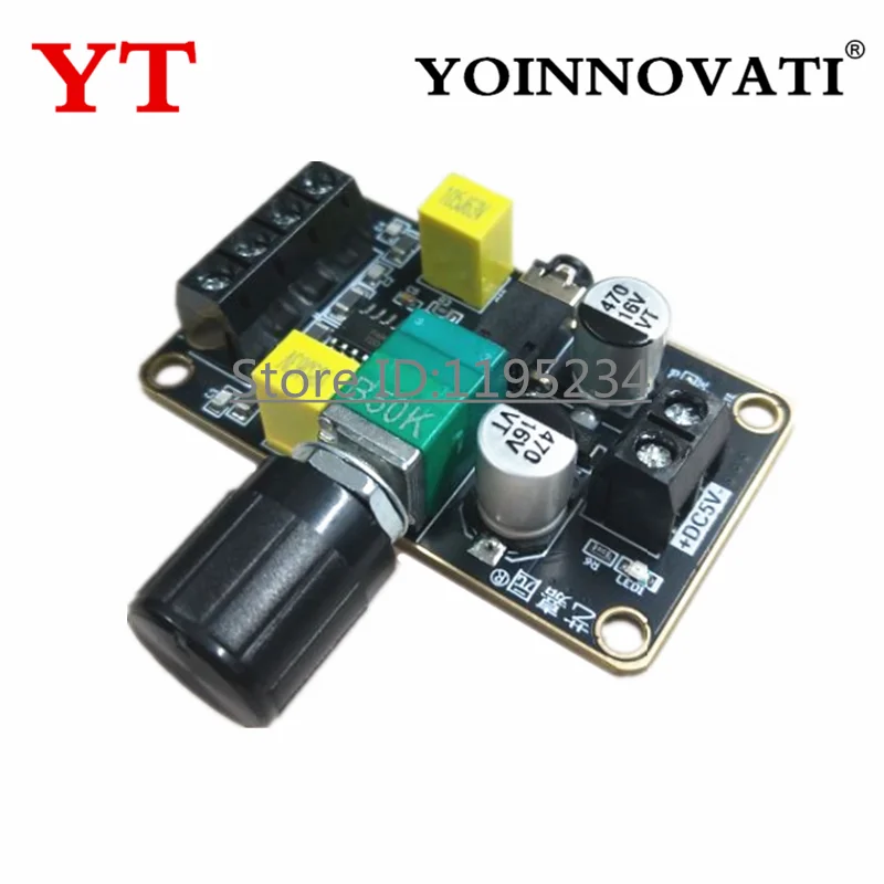 1pcs 5Wx2 Stereo Dual Channel Digital Amplifier Board PAM8406 Audio Amplifier Module 5V Class D Amplifier