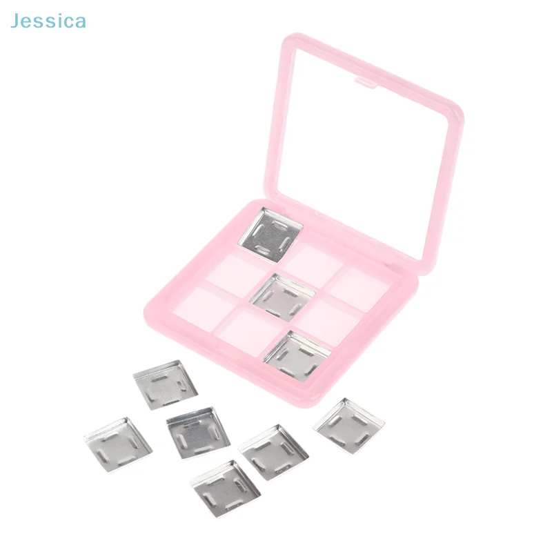 ♥9 Grids Empty Eyeshadow Case Palette Eye Makeup Storage Dish For Women Girls Makeup Beginners DIY Eye Shadow Tool