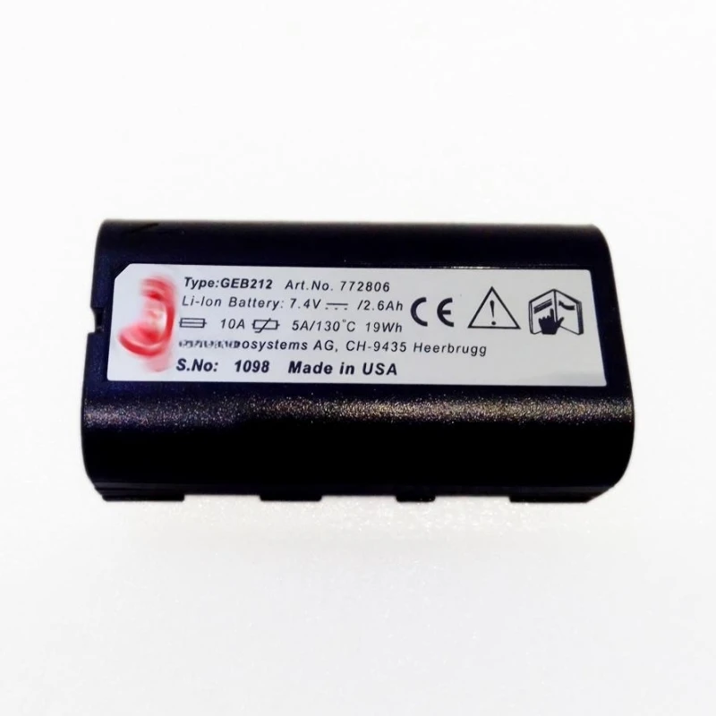 bateria de substituicao para leica atx1200 atx1230 gps1200 gps900 grx1200 74v 2600mah alta qualidade geb212 01