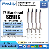 Pine64 TS100 TS101 Soldering Iron Replace High-quality black soldering iron tip kit Circuit board maintenance tools