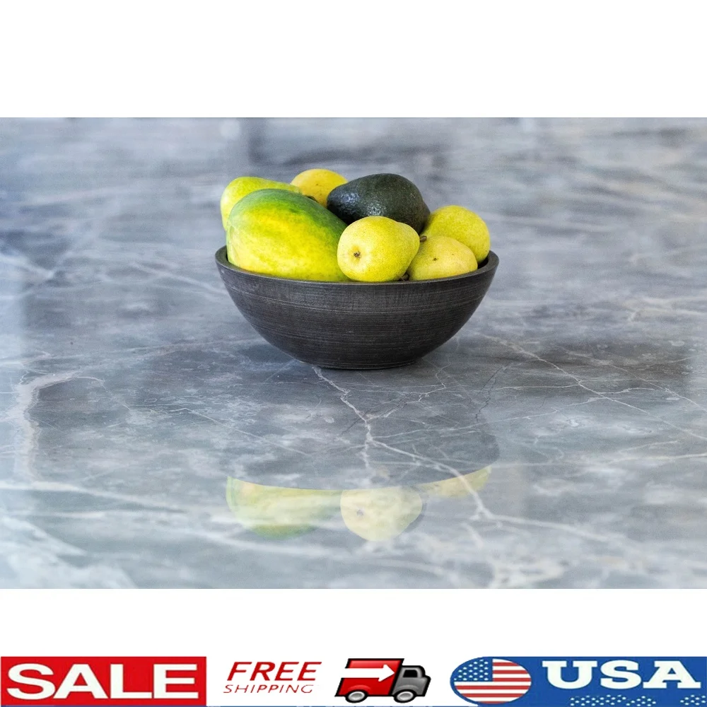 

Weather Resistant Planter Bowl 12in Diameter Durable Composite Resin with Drainage Hole Indoor Outdoor Use Lightweight 2 Pack