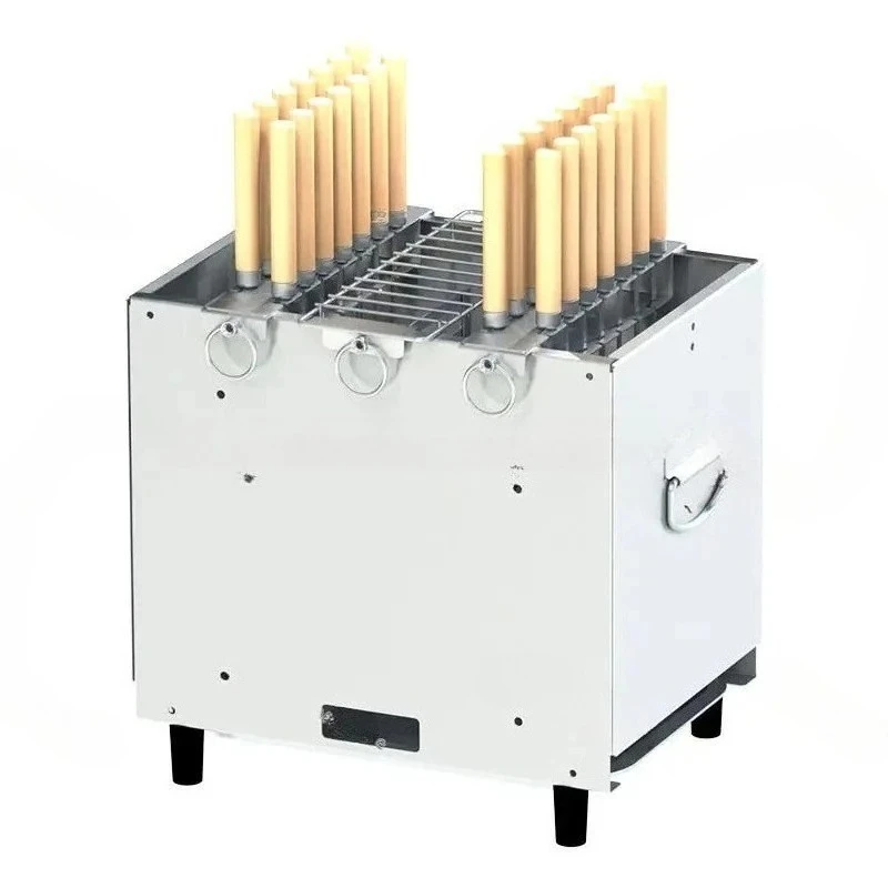 

Suitable for Household Indoor Skewers Meat Grill Rack Stainless Steel Smokeless BBQ Grill Hanging Furnace
