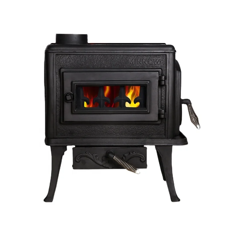 Cast Iron Fireplace Type Wood Burning Stove for Cooking