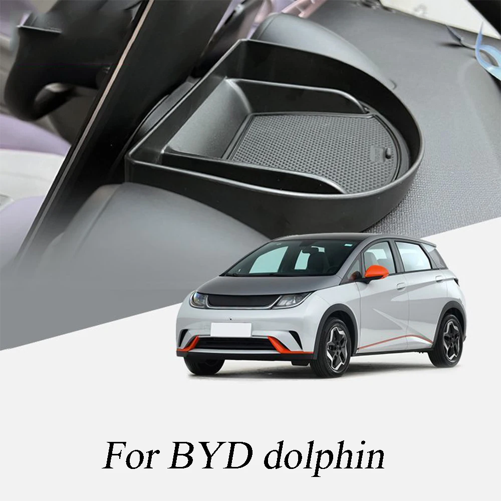 

For BYD Dolphin 2023 2024 Car Dashboard Storage Box Center Content Console Hidden Tray Behind Screen Organizer Storage Box