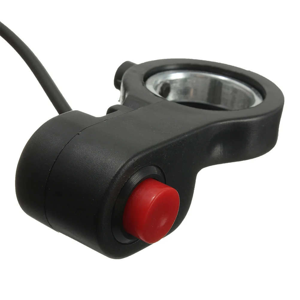 

7/8 Inch Button Black Durable Handlebar Horn Control Easy Installation Horn On Off For Motorcycle Handlebar Motorcycle