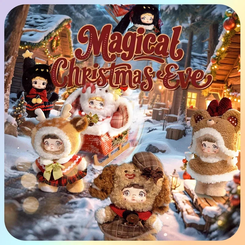 

New Genuine TOPTOY Nommi Magical Christmas Eve Series Mystery Box Vinyl Plush Doll Keychain Blind Box Great for Girls Cute Dolls