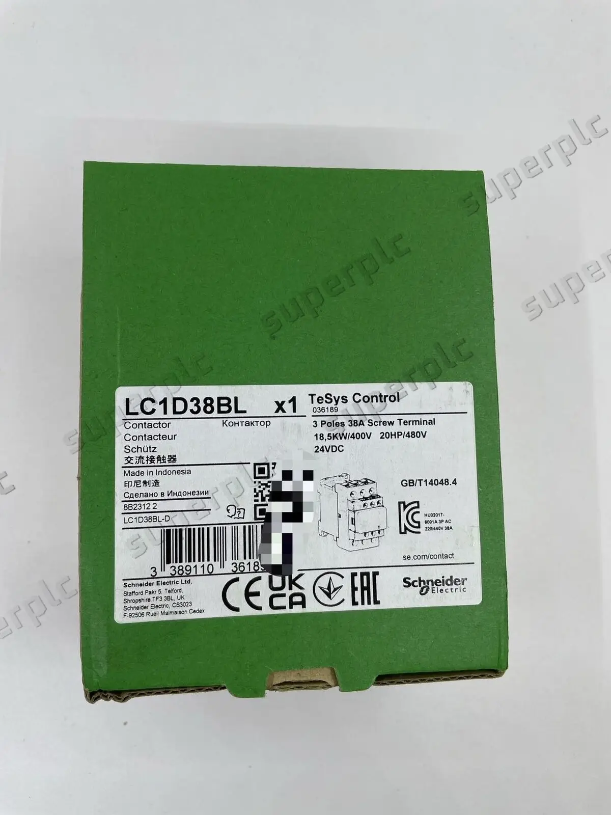 LC1D38BL New in box Schneider free shipping