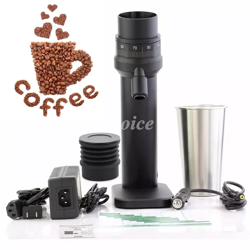 Molinillo de café eléctrico pequeño, molinillo cónico de 47mm para el hogar, Espresso