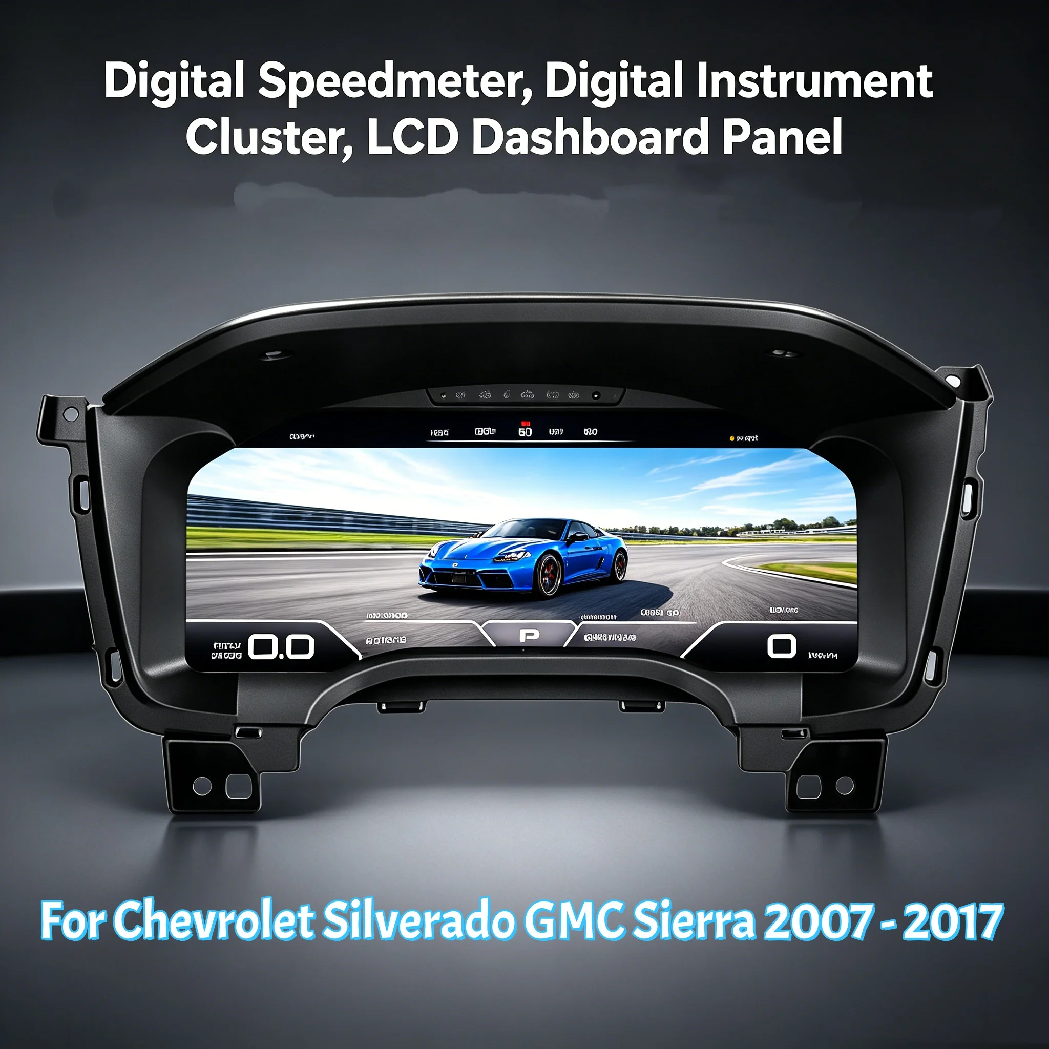 

LCD Digital cluster Dashboard Panel Instrument Speedometer Screen For Chevrolet Silverado GMC Sierra 2007-2013 Cluster Virtual