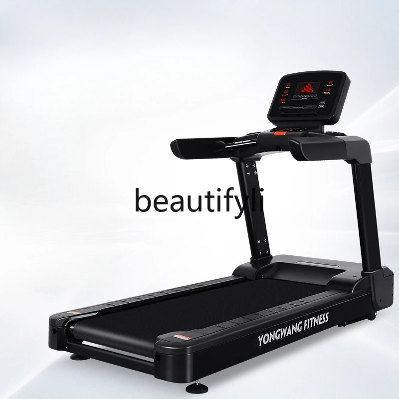 

Commercial button ultra-wide running with table treadmill gym AC motor Adjustable slope