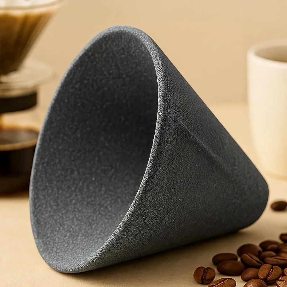 Multifunctional Cone Shape Microporous Ceramic Coffee Filter Non-Porous Portable Tea Filter Reusable Coffee Strainer Gift