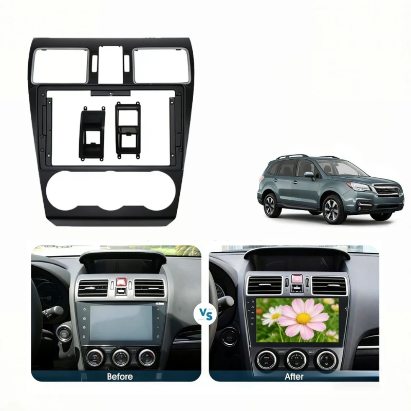 

For Subaru Forester WRX XV 2012-2017 9 inch Car Radio Android Stereo audio player frame