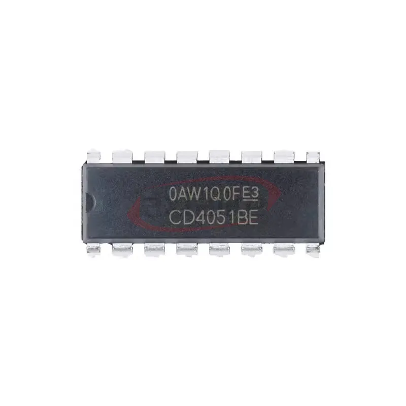 10PCS CD4051 CD4051BE HEF4051BP TC4051BP HCF4051 DIP-16 Multiplexer Switch ICs 8-Channel Analog DIP IC