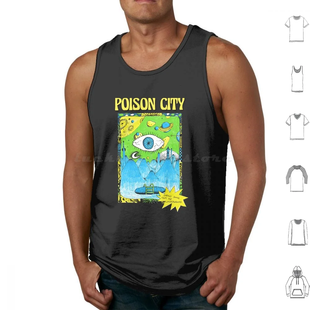 

Poison City Mystic Mountains Tank Tops Print Cotton Stereolab Stereolab Music Shoegaze Slowdive Spacemen 3 Galaxie 500