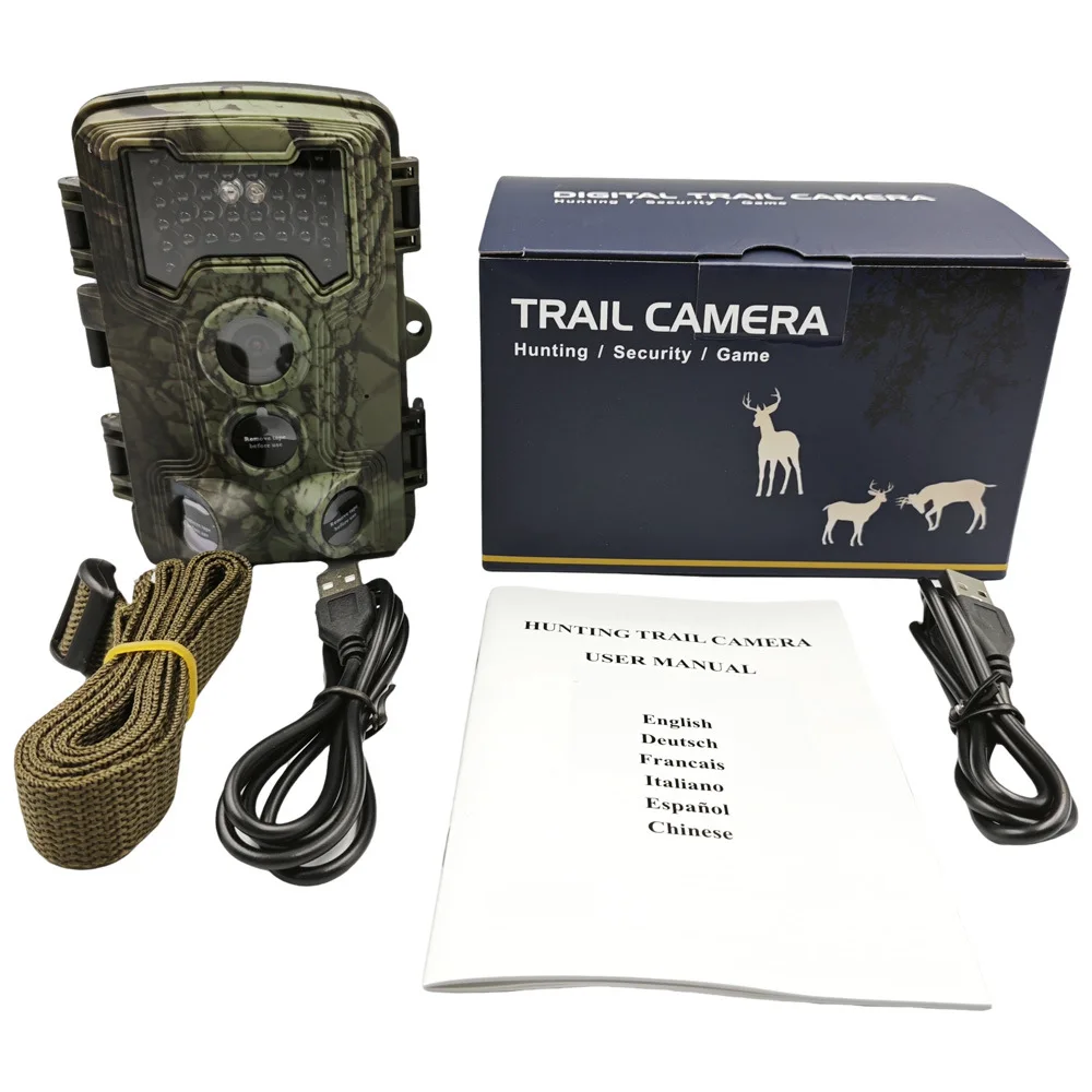 

Hunting Trail Camera 58MP 2.7K Night Vision Wildlife Camera With Motion Activated Outdoor Trail Cam Trigger Wildlife Scouting
