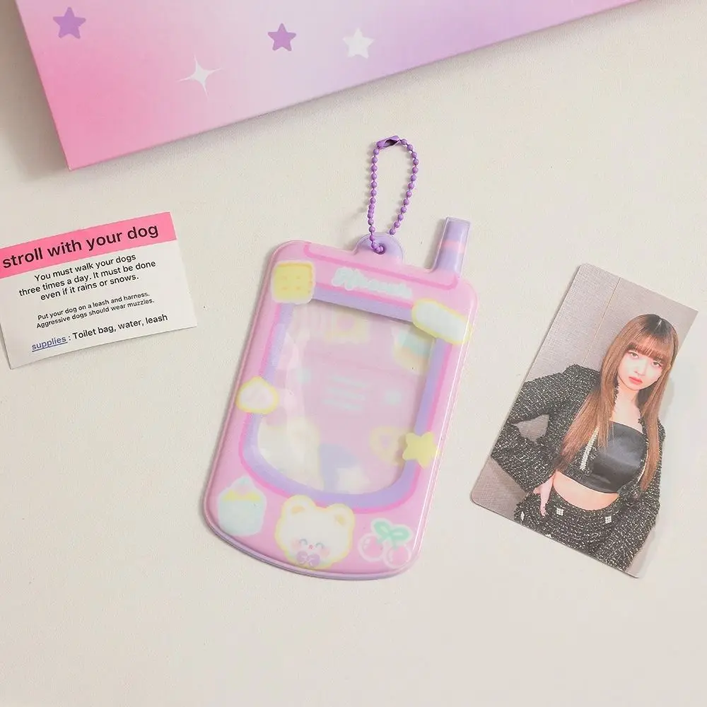 

New Cartoon Design Photo Card Holder Cute Photo Display Protective Display Holder Trendy Kawaii School Stationery Office