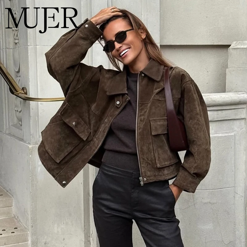 MUJER Chaquetas Bomber de piel sintética para mujer Chaquetas universitarias de gran tamaño para mujer Abrigos Chaqueta de entretiempo con cremallera para mujer Ropa de abrigo