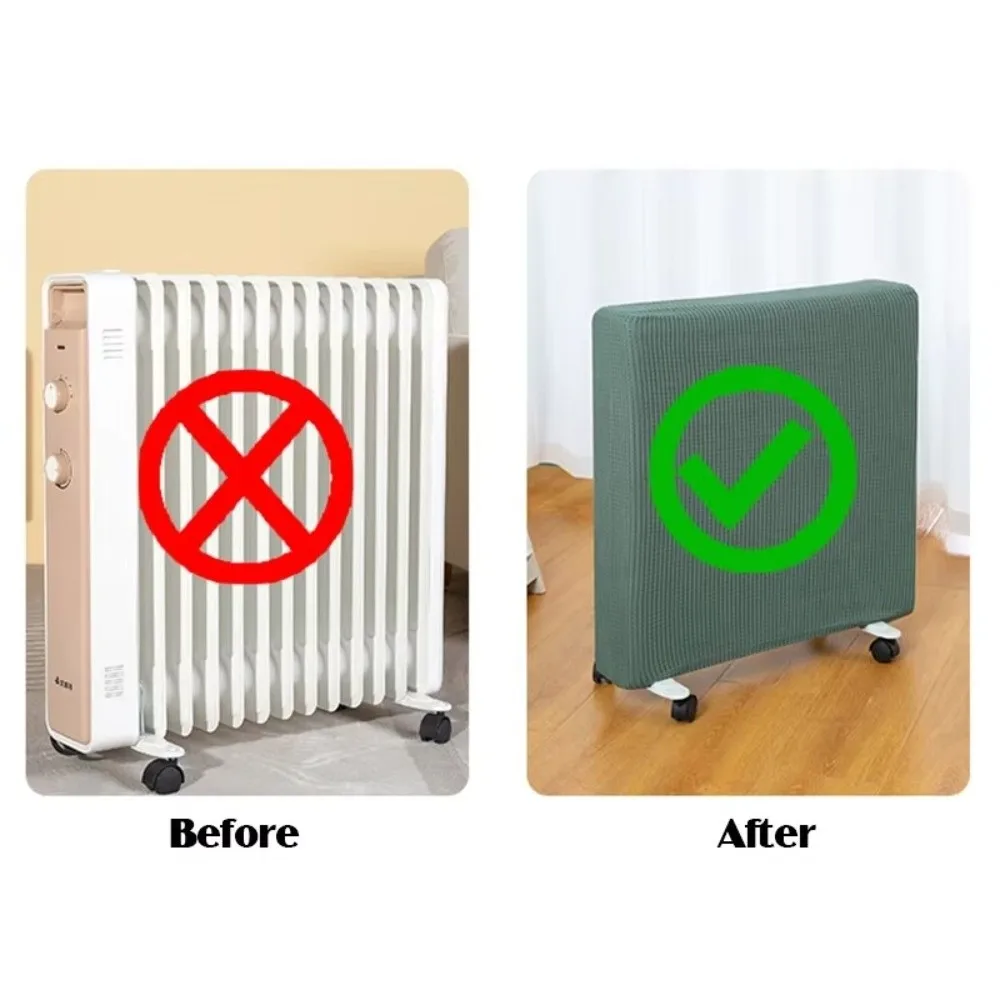 

Washable Dust Cover Elastic Fabric Stretch Design Stretch Dust Cover Household Storage Dust Proof Radiator Cover Home Use