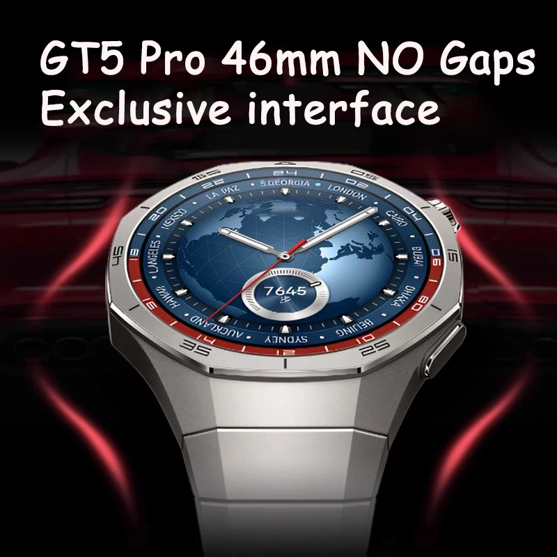 Titanium Alloy Strap for Huawei Watch GT 5 Pro 46mm,62g Urltra-Light Offical Same Watchband for Huawei Watch GT5 Pro 46mm