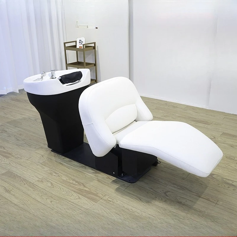 Electric lift shampoo bed New Internet celebrity tide shop reclining chair massage flush bed Japanese physiotherapy bed