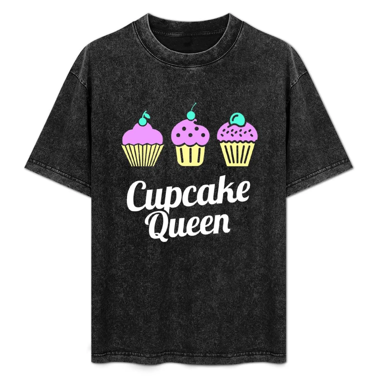 

Cupcake Queen Cute Baking Graphic T-Shirt affliction shirts summer top shirts men graphic