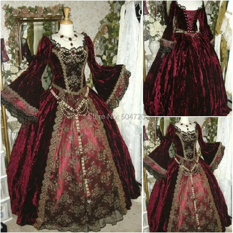 

Customer-made Victorian Dress1860S Scarlett Civil War Southern Belle dress Marie Antoinette dresses US4-36 R012