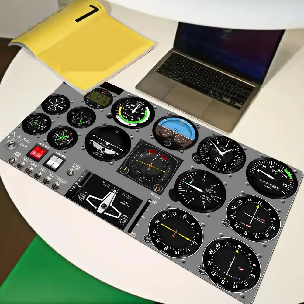 

Aviation Theme Mouse Pad Large Rubber Base Anti-slip PC Desk Accessories for Offices and Gamer Keyboard Mats Decor Mat XAXC