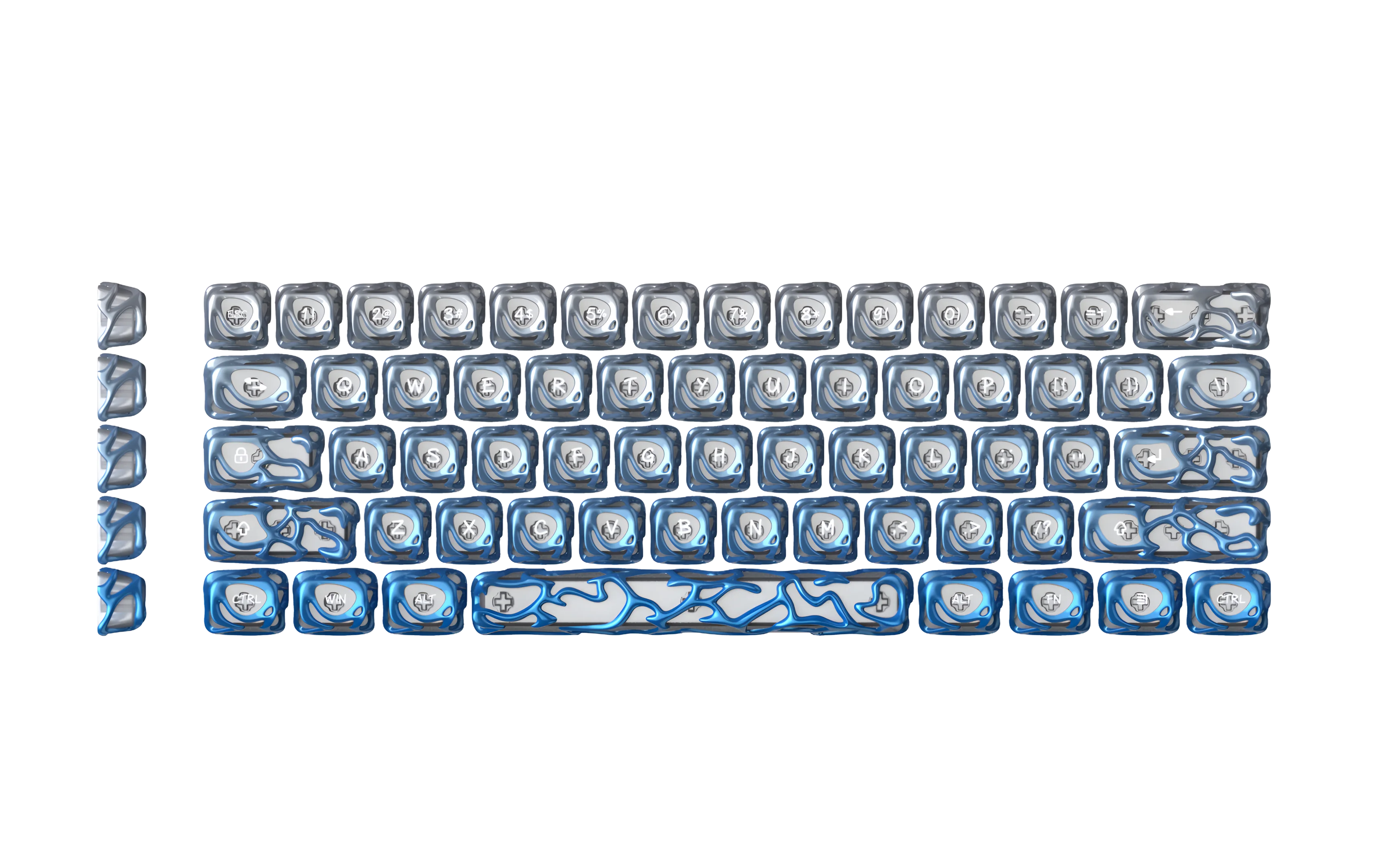 XVX Venom Keycap Set ABS+PC Pink Gradient Costom Key Cap DIY