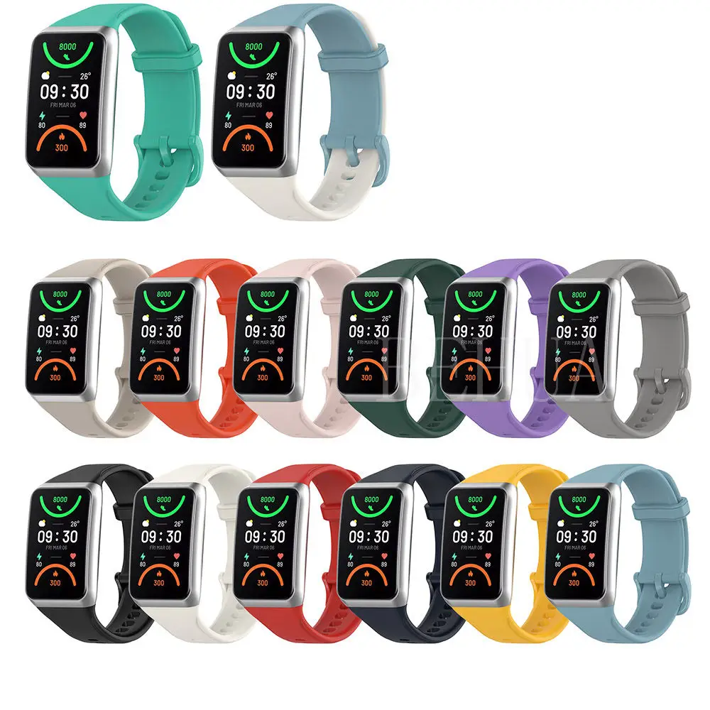 Soft Silicone Watch Strap For OPPO Band 2 Smartband for oppo band2 Replacement WristBand Bracelet Belt