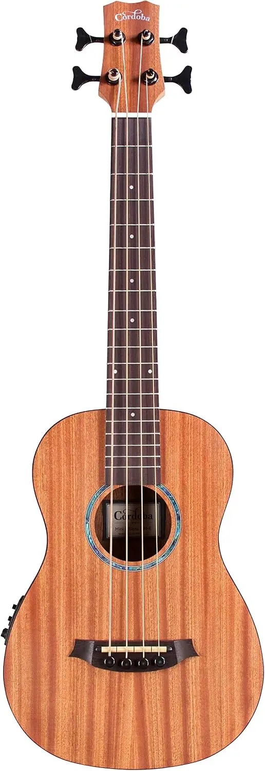 Acoustic Electric Bass Guitar, Mini II, Compact Electric-Acoustic Bass
