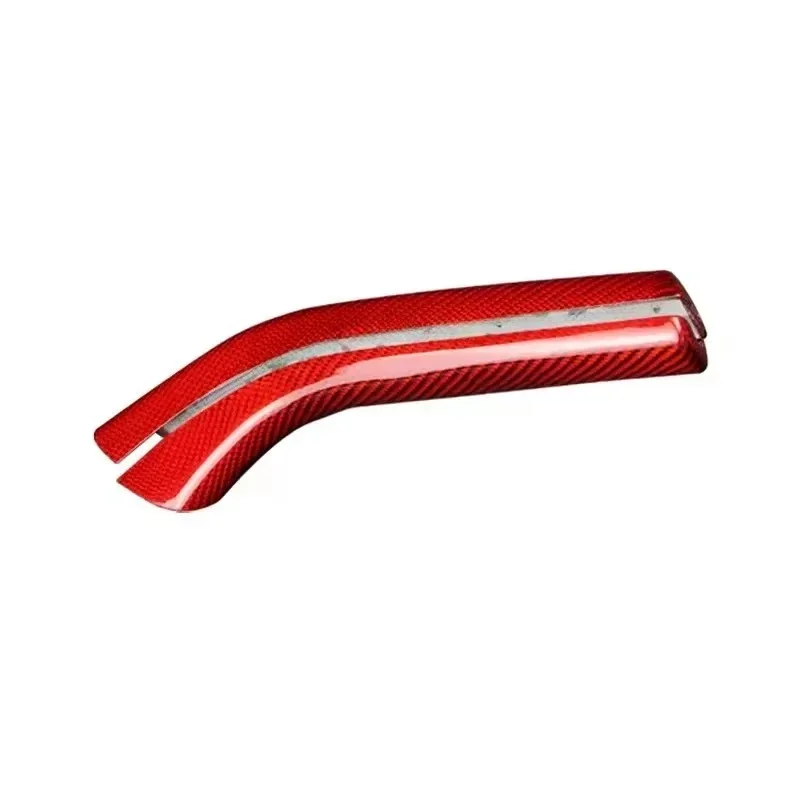 For Chevrolet Camaro Real Dry Hard Carbon Fiber 2010-2015 Interior Handbrake Grips Cover Decoration Modification Accessories