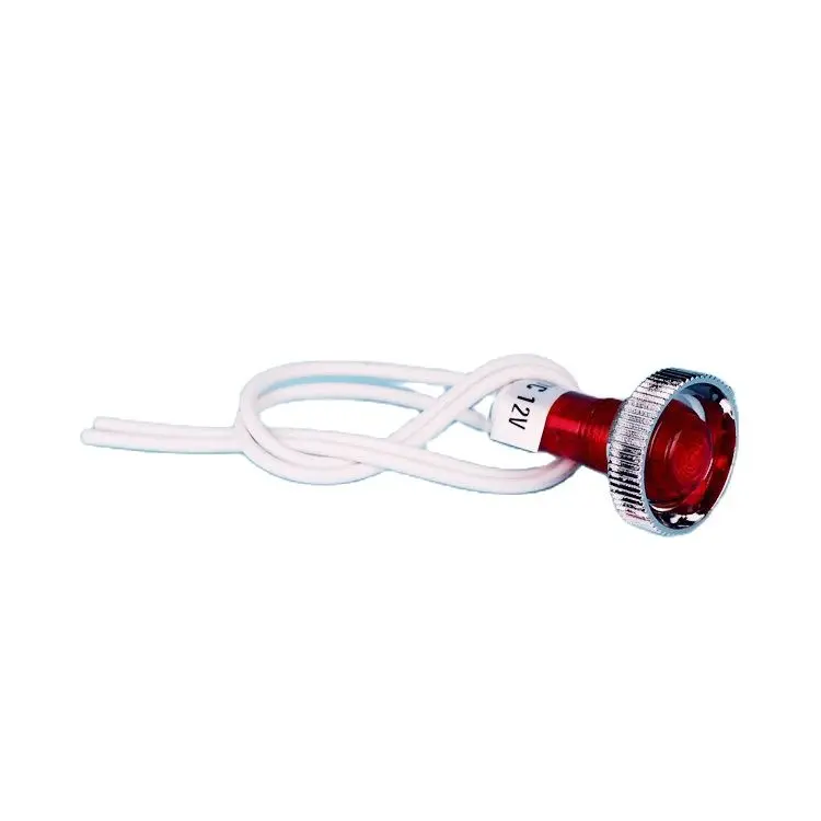 

ZS87 10mm Wired Plastic orange 110v pilot lamp signal lamp indicator light indicator light